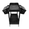 Luxor 32" x 18" Tub Cart - Two Shelves with Outrigger Utility Cart Bins EC11-B-OUTRIG - alternate 2